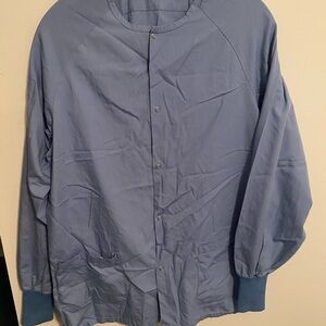 Women’s Scrub Jacket, EUC, Fashion Seal Healthcare, Size Med. 5 snap, 2 pocket